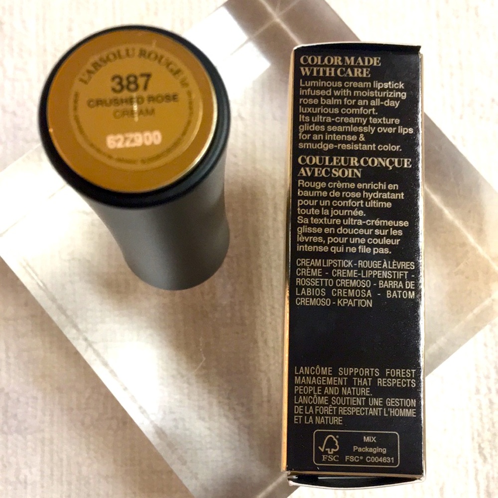 NEW! Lancôme “Crushed Rose” L'Absolu Rouge Cream Lipstick 💄 - Picture 4 of 4